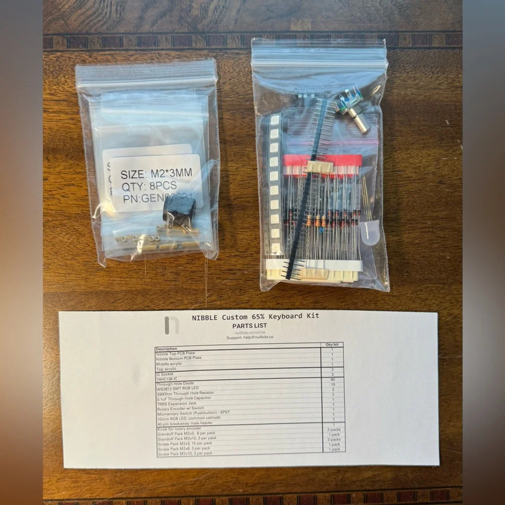 New Nullbits Nibble Custom 65% Keyboard Kit